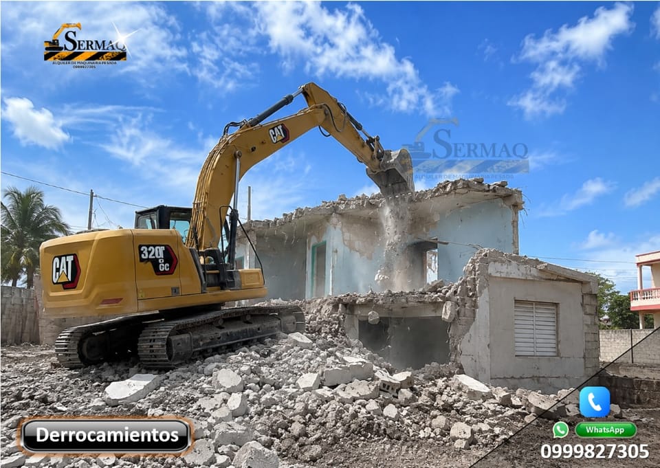 Alquiler de Excavadora, Derrocamientos, Desbanques, Excavaciones, Ramp en Quito (Cantón)