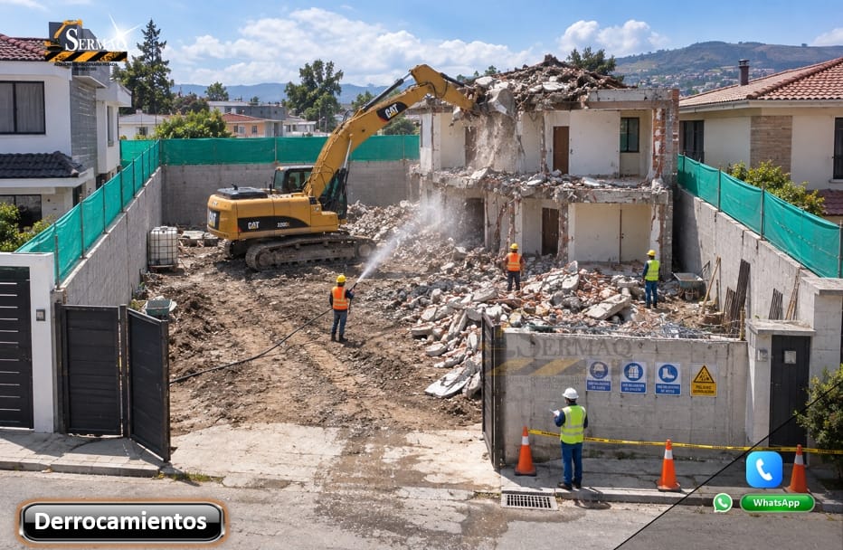 Limpieza de terrenos, Demolición, Derrocamientos, Desbanques, Zanjas en Quito (Cantón)