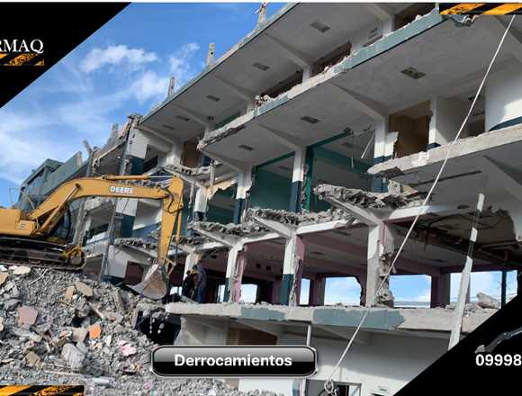 Alquiler de excavadoras, Derrocamientos Demolición en La Concordia (Cantón)