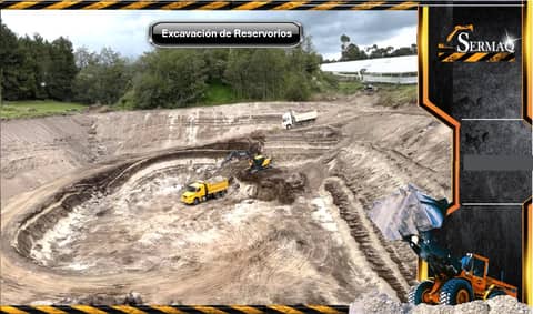 Excavación de reservorios, Desbanques, Movimiento de tierra, Derroeque en Quito (Cantón)