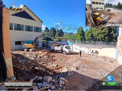 Excavaciones, Derrocamientos, Desbanques, Movimientos de tierra. en Quito (Cantón)