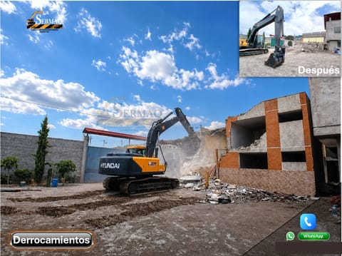 Derrocamientos, Desbanques, Excavaciones, Limpieza de terrenos. en Quito (Cantón)