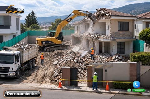 Demolición, Limpieza de terrenos en Quito (Cantón)