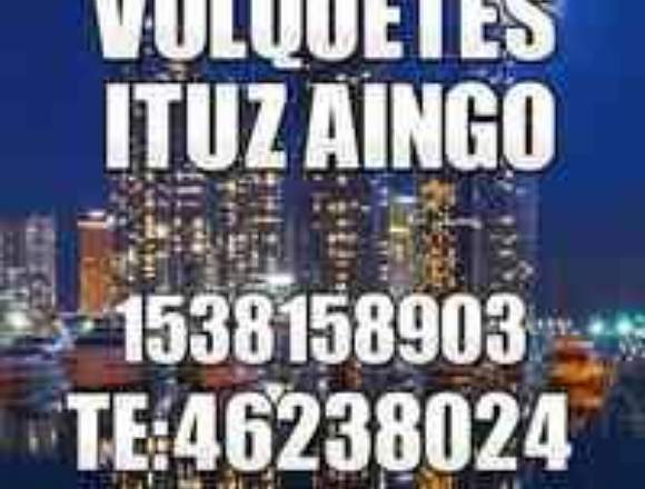 VOLQUETES ZONA OESTE SERVICIO TE1538158903 en Lago Buenos Aires (Localidad)