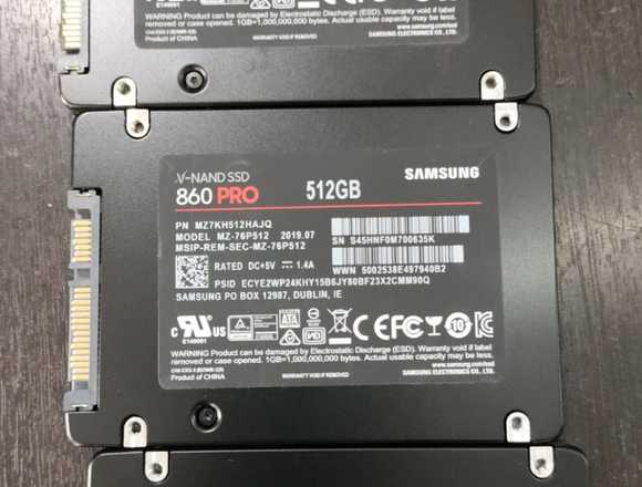 DISCO SATA DE ESTADO SOLIDO DE 512GB en Bogotá, D.C. (Municipio)
