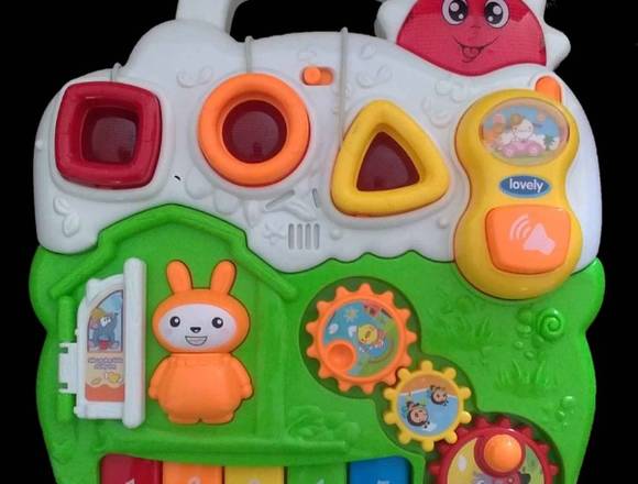 Juguete Mesa y piano musical estimulador de bebé