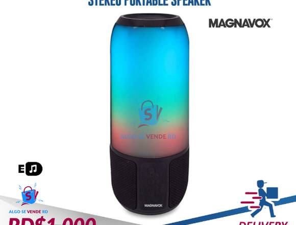 BOCINAS SPEAKER MAGNAVOX LED ESTEREO en Santo Domingo de Guzmán (Municipio)