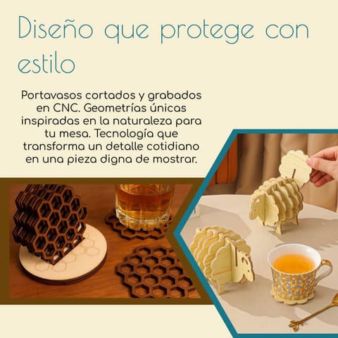 Portavasos para Restaurantes y Oficinas – Grabado Láser Guate en Ciudad de Guatemala (Municipio)