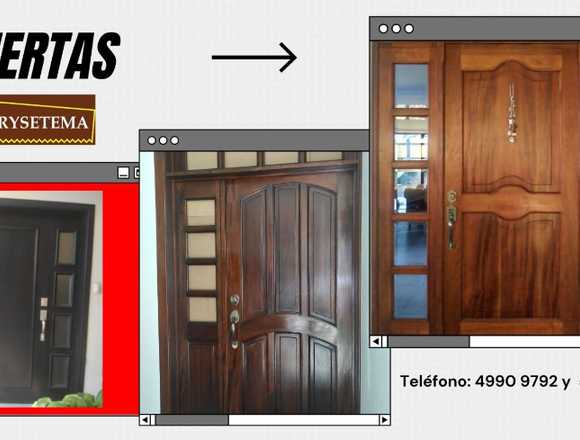 Puertas fabricadas en madera en Ciudad de Guatemala (Municipio)