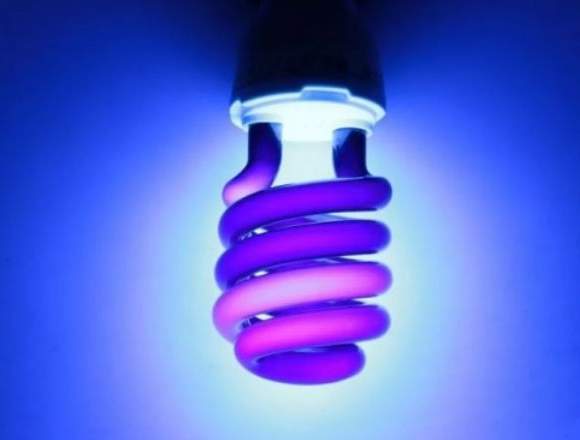 Ampolleta de luz ultravioleta de larga duración.