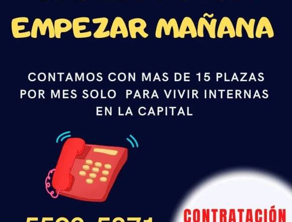 EMPLEOS DOMESTICOS EN LA CIUDAD CAPITAL en Ciudad de Guatemala (Municipio)