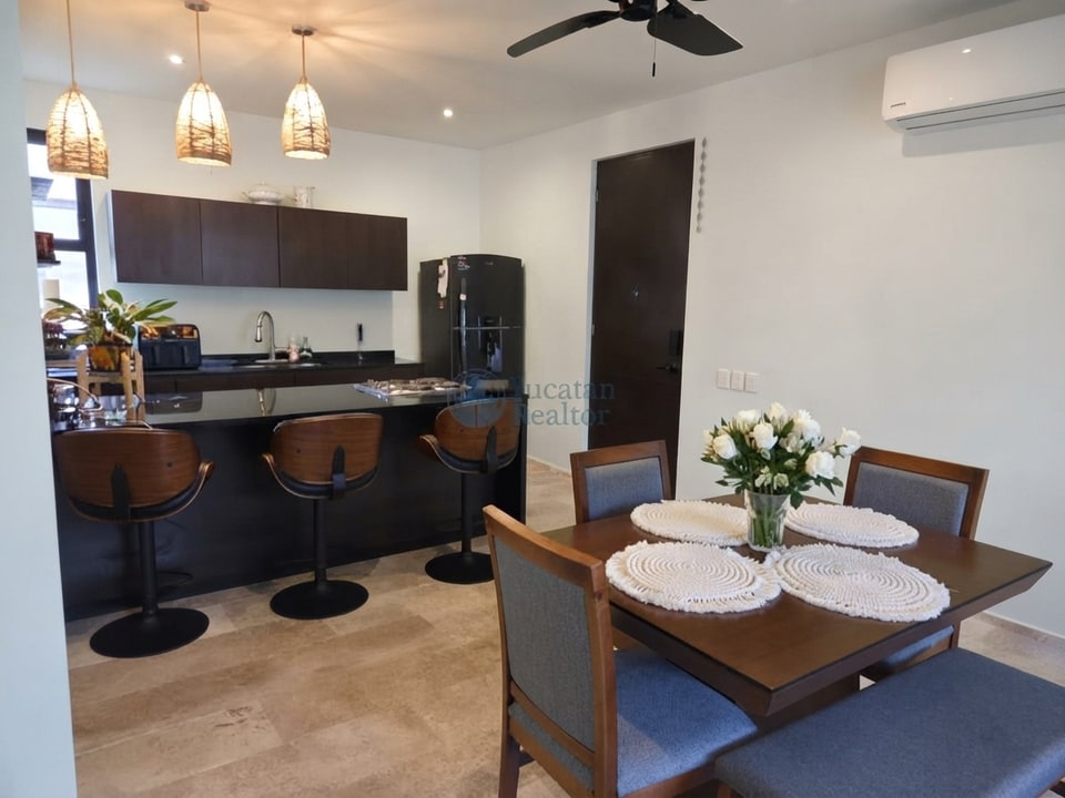 Venta de departamento en Planta Baja en Temozón en Mérida (Municipio)