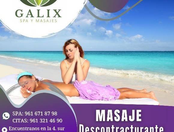 1 Hr de masaje descontracturante en Tuxtla Gutiérrez (Municipio)