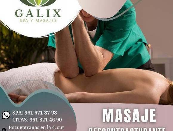 MASAJE DESCONTRACTURANTE 1 HR en Tuxtla Gutiérrez (Municipio)