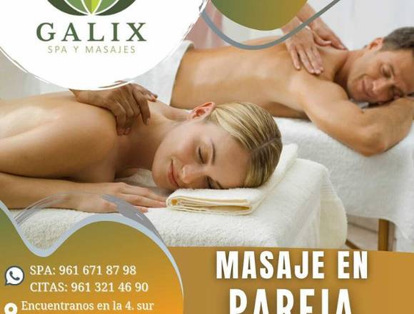 MASAJE EN PAREJA 1 HORA en Tuxtla Gutiérrez (Municipio)