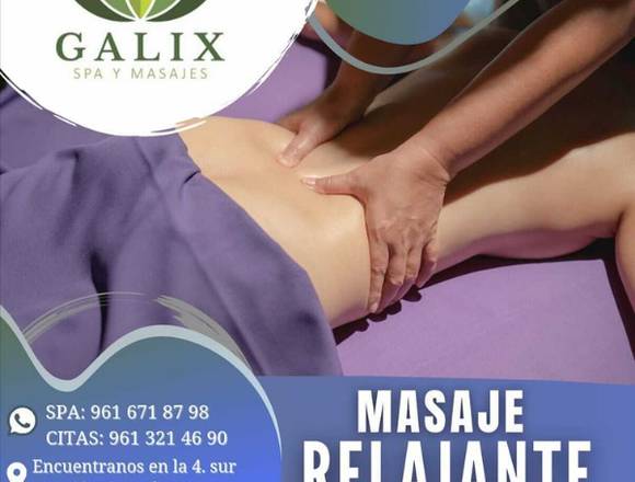 MASAJ RELAJANTE Y SPA en Tuxtla Gutiérrez (Municipio)