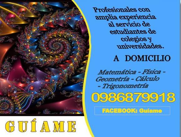 MATEMÁTICA Y FÍSICA en Pichincha (Cantón)