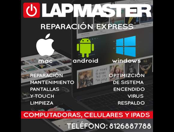 LAPMASTER Reparación de Celulares
