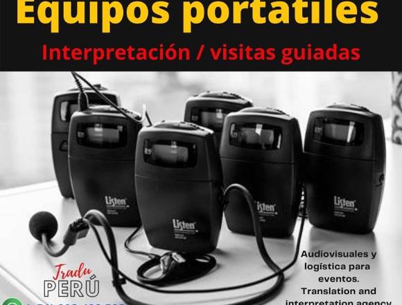 Perú traducción idiomas para eventos /Agencia.