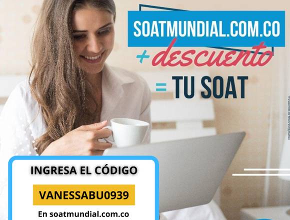 SOAT para carro y moto con descuento ! en Medellín (Municipio)