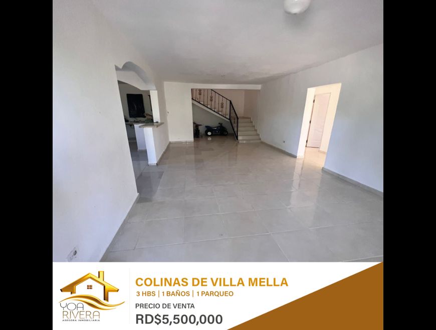 VENTA DE CASA UBICADA EN COLINAS DE VILLA MELLA en Santo Domingo Norte (Municipio)