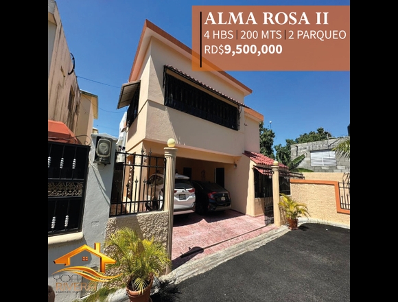 VENTA DE CASA UBICADO EN SECTOR ALMA ROSA II en Santo Domingo Este (Municipio)