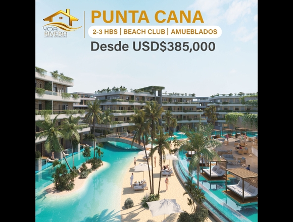VENTA DE APARTAMENTOS EN PROYECTO EN PUNTA CANA en Higüey (Municipio)