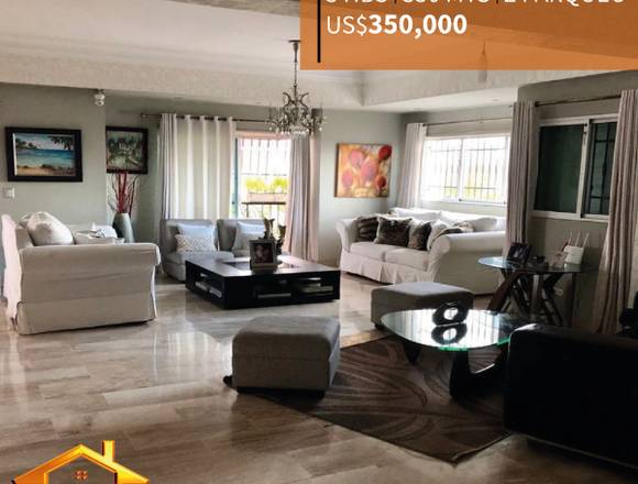 VENTA DE FABULOSO APARTAMENTO UBICADO EN NACO en Santo Domingo de Guzmán (Municipio)