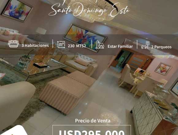 VENTA DE APARTAMENTO EN LO MEJOR DE ALMA ROSA I en Santo Domingo Este (Municipio)