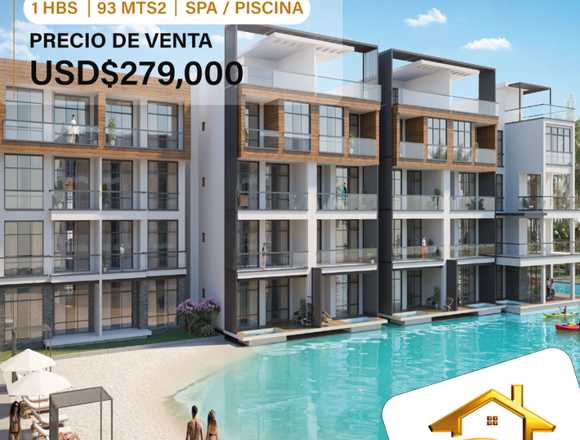 VENTA DE APARTAMENTO EN LO MEJOR DE PUNTA CANA en Higüey (Municipio)