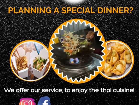 Cena Especial (Comida Thailandesa) en Tamanique (Municipio)