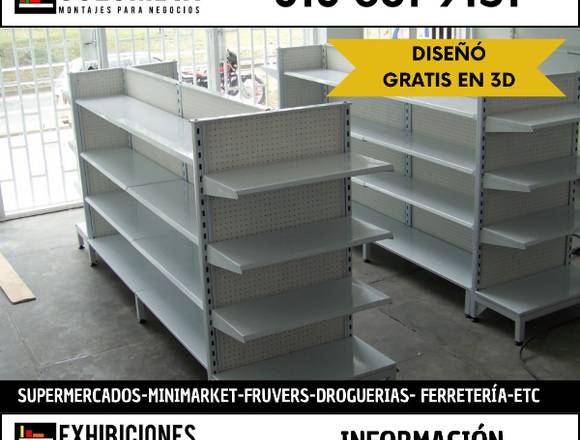 Estanterias para supermercados en Santiago de Cali (Municipio)