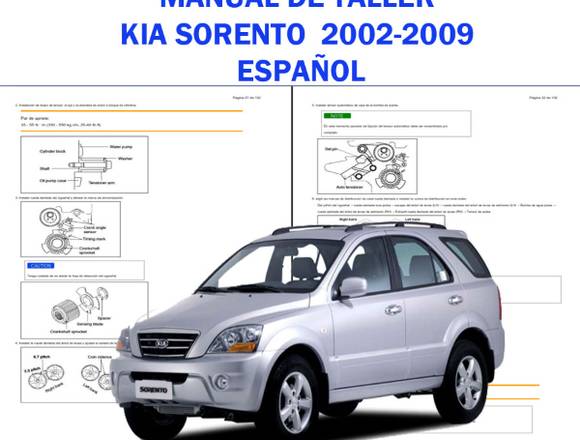 Manual de Taller Kia Sorento 2002-2009 Español en Arica (Comuna)
