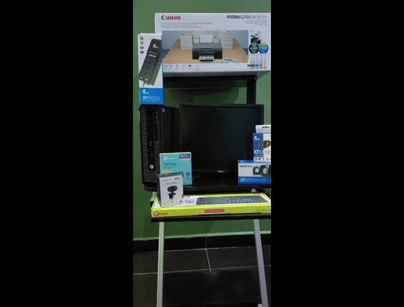 Combo Pc Core i3 HP + Impresora con S. continuo. en Olintepeque (Municipio)