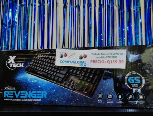 Teclado gamer Xtech Revenger en Olintepeque (Municipio)