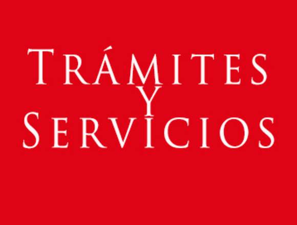 tramites y sericios de cualquier dependencia