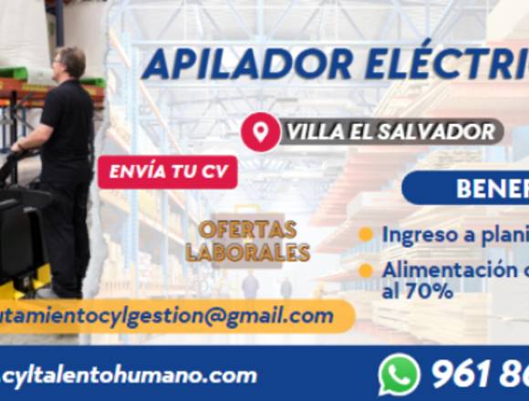 50 APILADOR ELÉCTRICO – VILLA EL SALVADOR/ALEDAÑOS en Callao (Callao 1) (Distrito)