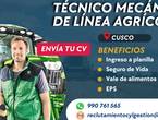 Tec. Mecánico Línea Agrícola -Cusco / Planilla