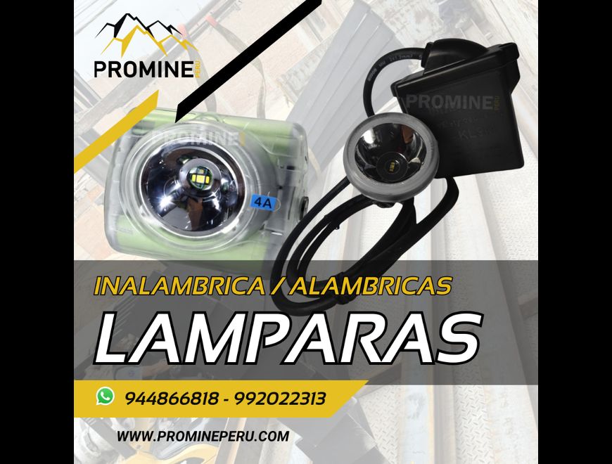 Iluminación Portátil Minera 4A - KL9M - KL13M en Cochabamba (Distrito)