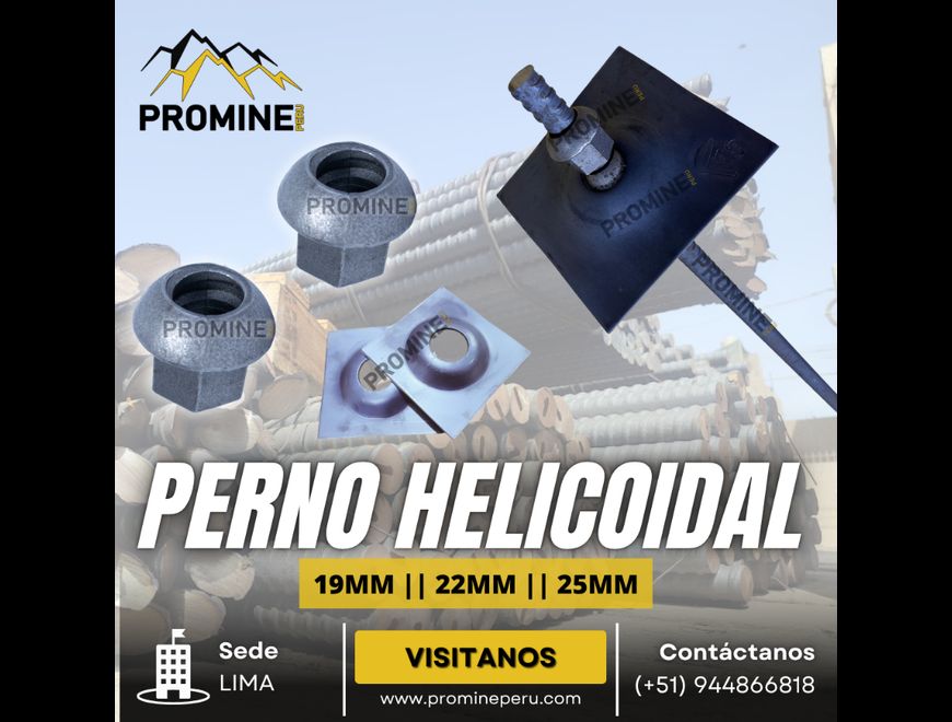 PERNO HELICOIDAL – Anclaje resistencia || acero