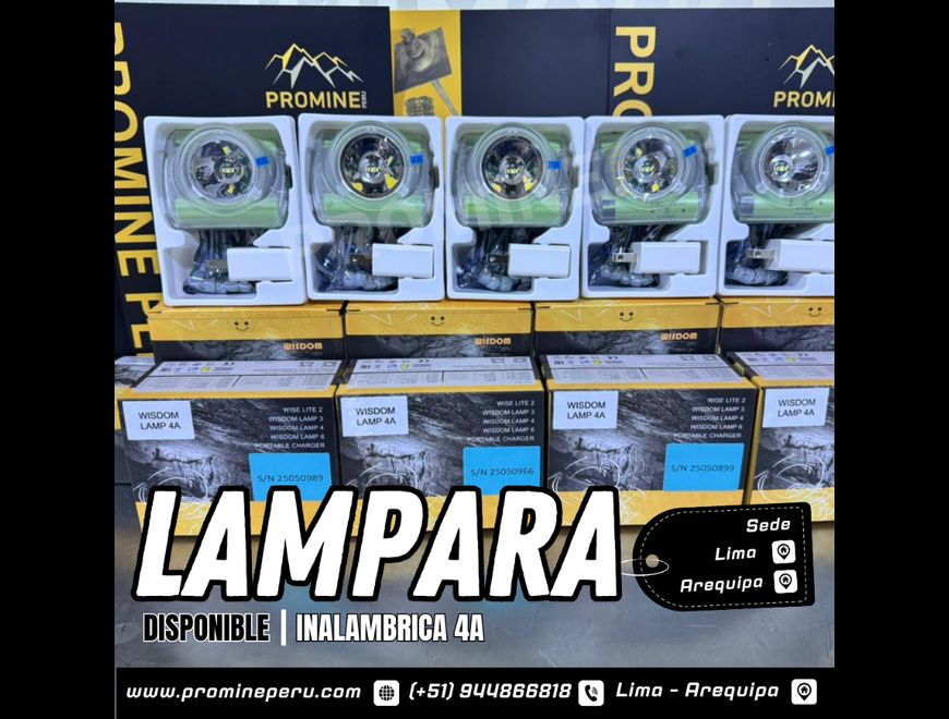 Lámpara Inalámbrica Wisdom 4A en Trujillo (Distrito)