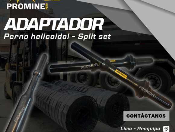 Adaptador de Perno Helicoidal y Split Set | Lima en Yungay (Distrito)