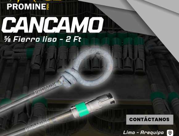Cáncamo 5/8 | Cola de Chancho | Anclaje Minero