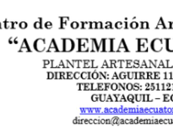 MAESTRA DE TALLER ARTESANAL en Empalme (Cantón)