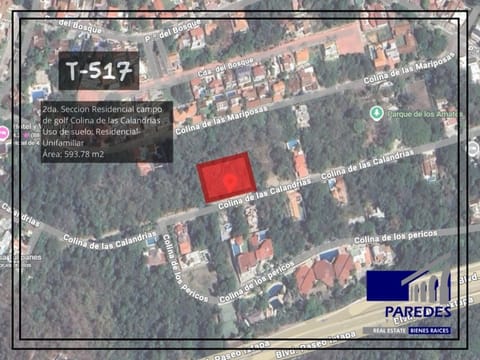 Terreno Venta 593 m2 Ixtapa Campo de Golf T517 en Zihuatanejo de Azueta (Municipio)