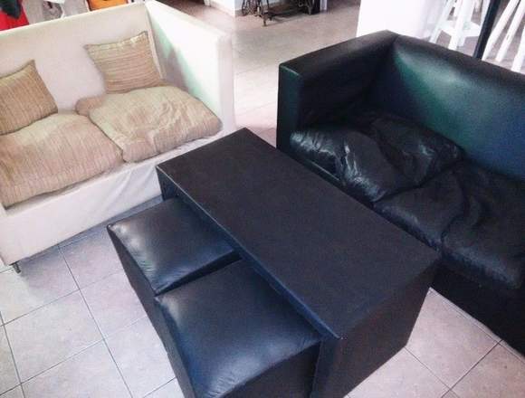 2 sillones + puff + mesa en Lago Buenos Aires (Localidad)