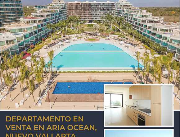 Depa Nuevo en Nuevo Vallarta, Aria Ocean. 165 Mts en Bahía de Banderas (Municipio)