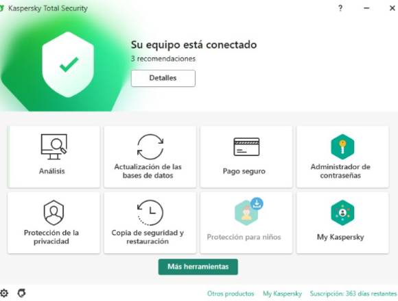 Kaspersky Total 2022. 5 dispositivos. 1 año. en Barranquilla (Municipio)