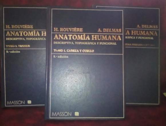 REMATO Anatomia Humana Rouviere 9na edición en Libertador (Municipio)