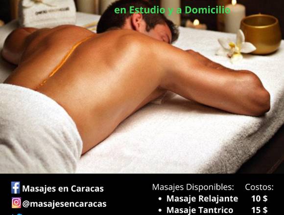 Masajes Para Caballeros En Estudio Y Domicilio Ccs en Libertador (Municipio)